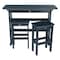 Highwood Usa Lehigh 3pc Bar Height Outdoor Patio Furniture Balcony Set AD-KITBALC2-FBE - alternate 1